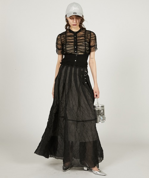 クリンクルオーガンザスカート / Crinkle Organza Skirt