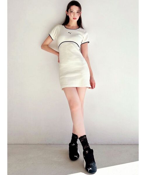 ワンピース RESEXXY PUMA RESEXXY MINI ONE PIECE リゼクシー RESEXXY PUMA RESEXXY MINI ONE PIECE （ホワイト