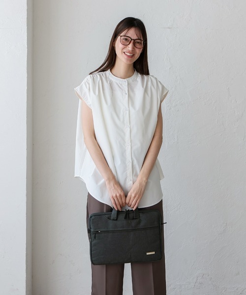 VitaFelice（ヴィータフェリーチェ）の「ナイロン2wayPCバッグ【13インチ】高密度ナイロン ノートパソコン ケース  パソコンバッグ 耐衝撃 キャリーバー 通勤バッグ（ビジネスバッグ・メンズ・ブラック/ライトグレー/ネイビー/グレー・FREE）」の7枚目の写真