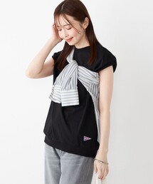 【SHIPS Colors別注】Allen A : USAコットン サイドジップ トップス