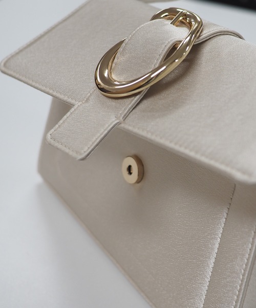 et.UNiVER(エトユニベール)の「Irregular motif bag(ハンドバッグ・レディース・ベージュ/チャコール/ブラック・FREE)」の4枚目の写真