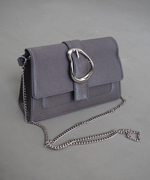 et.UNiVER(エトユニベール)の「Irregular motif bag(ハンドバッグ・レディース・ベージュ/チャコール/ブラック・FREE)」の9枚目の写真