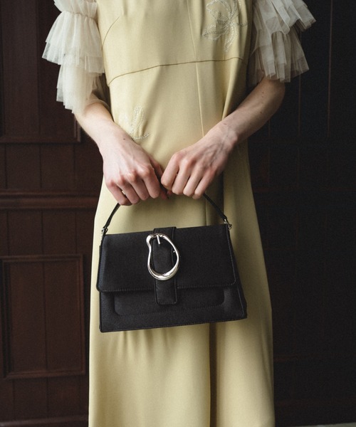 et.UNiVER(エトユニベール)の「Irregular motif bag(ハンドバッグ・レディース・ベージュ/チャコール/ブラック・FREE)」の14枚目の写真