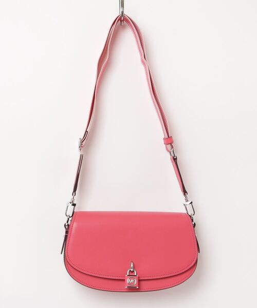 MICHAEL KORS(マイケルコース)の「MICHAEL KORS Mila Medium Leather Messenger Bag マイケルコース ミリア ミディアム レザーメッセンジャーバッグ(ショルダーバッグ・レディース・ピンク系その他2・FREE)」の12枚目の写真