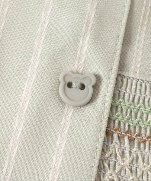 apres les cours（アプレレクール）の「tiny bear スモッキング刺繍ワンピース（ワンピース・キッズ・チェック/ストライプ・80/90/100/110/120）」の21枚目の写真