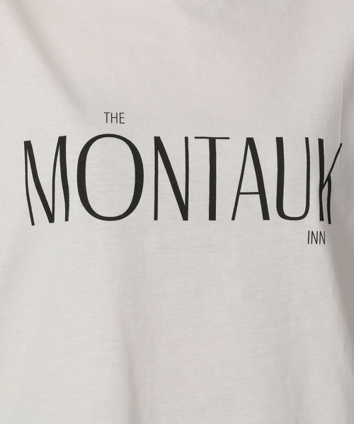 LAKOLE（ラコレ）の「coolfiberロゴTEE / 322588（Tシャツ/カットソー・レディース・ベージュ/オフホワイト/ネイビー/ブラック・FREE）」の8枚目の写真