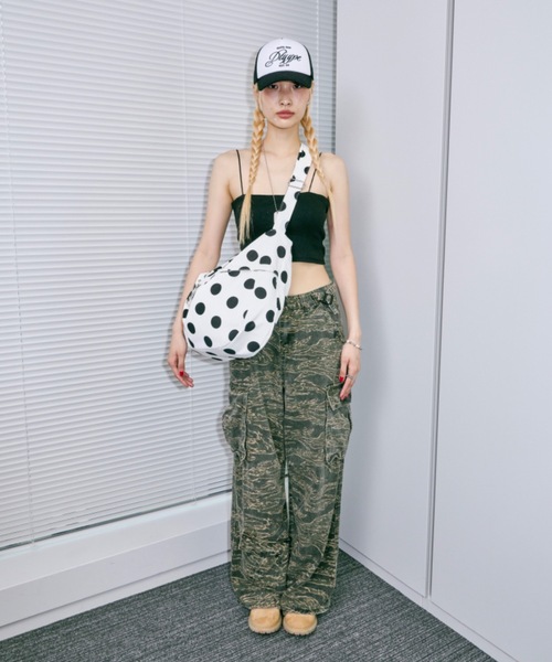 DTYYPE(ドタイプ)の「ドットショルダーバッグ(ショルダーバッグ・レディース・ブラック/ホワイト・FREE)」の6枚目の写真