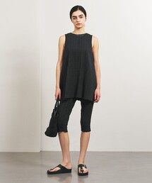 【別注】<Pheeta for TO UNITED ARROWS>シャーリング ノースリーブ カットソー