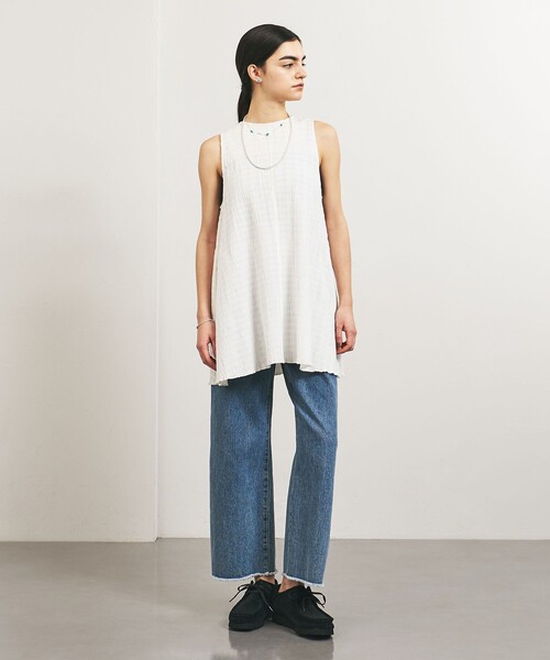 フィータ　Pheeta ノースリーブ グレー 別注】＜Pheeta for TO UNITED ARROWS＞シャーリング