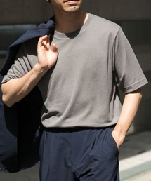 URBAN RESEARCH ROSSO MEN | 『WEB限定』『XLサイズあり』リネン混カノコクルーTシャツ(Tシャツ/カットソー)