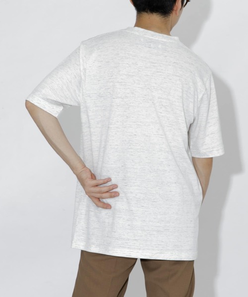 URBAN RESEARCH ROSSO MEN（アーバンリサーチロッソメン）の「『WEB限定』『XLサイズあり』リネン混カノコクルーTシャツ（Tシャツ/カットソー・メンズ・アイボリー/チャコールグレー/ブラウン/カーキ/ブラック・SMALL/MEDIUM/LARGE/X-LARGE）」の19枚目の写真