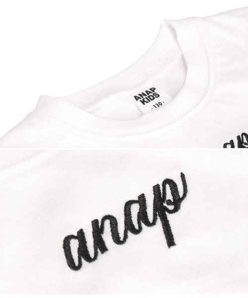 ANAP kids（アナップキッズ）の「Tシャツ ×レースアップ ビスチェ セット トップス（Tシャツ/カットソー・キッズ・ブラック/ブルー・110/120/130）」の17枚目の写真