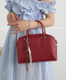 ALTROSE（アルトローズ）の「【500mlペットボトル収納可】2way ボストンバッグ ショルダーバッグ チャーム付き ブリジット（ボストンバッグ）」