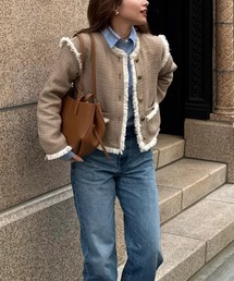 美品ランクリックranclicロンパースベージュ