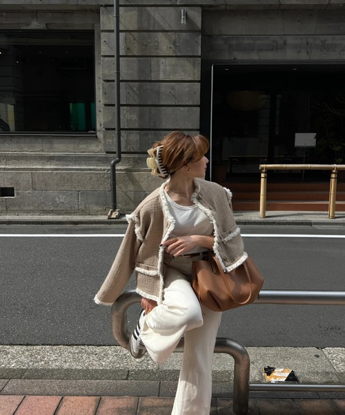 シングル ツイードジャケット 全2色 r-3984 アウトレット】【ラスト1点】CELINE セリーヌ ツイード