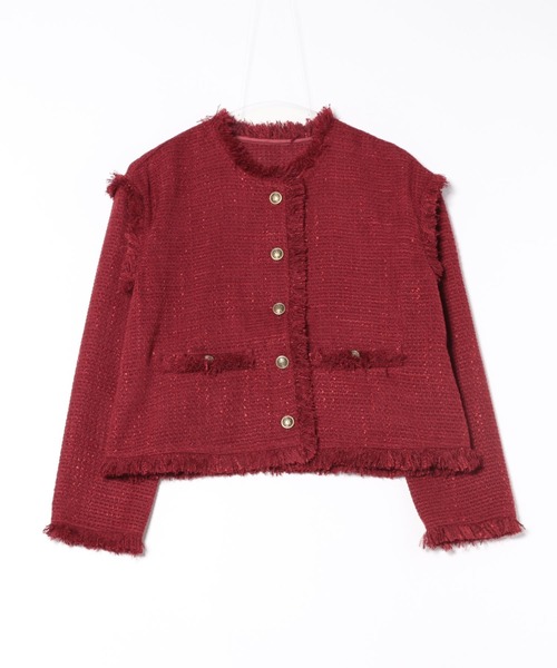 Shine Tweed Knitジャケット