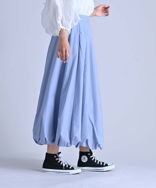 RAW FUDGE(ローファッジ)の「タックウエストバルーンスカート(スカート・レディース・サックスブルー/ブラック/ホワイト/チャコールグレー・M)」の20枚目の写真