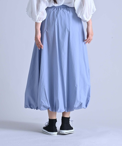 RAW FUDGE(ローファッジ)の「タックウエストバルーンスカート(スカート・レディース・サックスブルー/ブラック/ホワイト/チャコールグレー・M)」の21枚目の写真