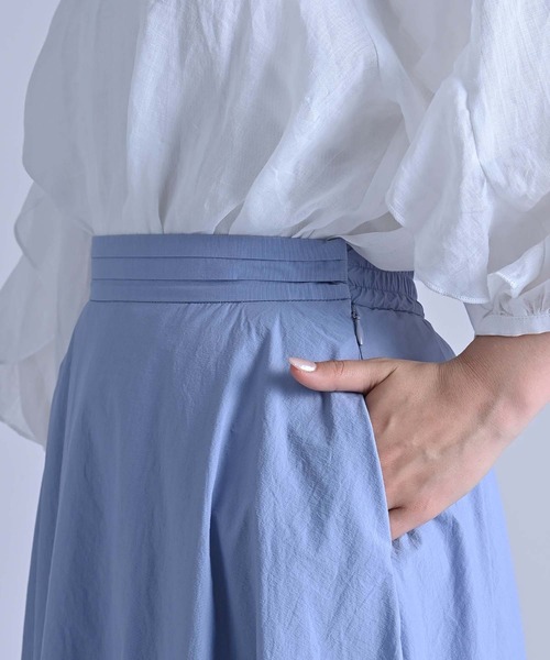 RAW FUDGE(ローファッジ)の「タックウエストバルーンスカート(スカート・レディース・サックスブルー/ブラック/ホワイト/チャコールグレー・M)」の22枚目の写真