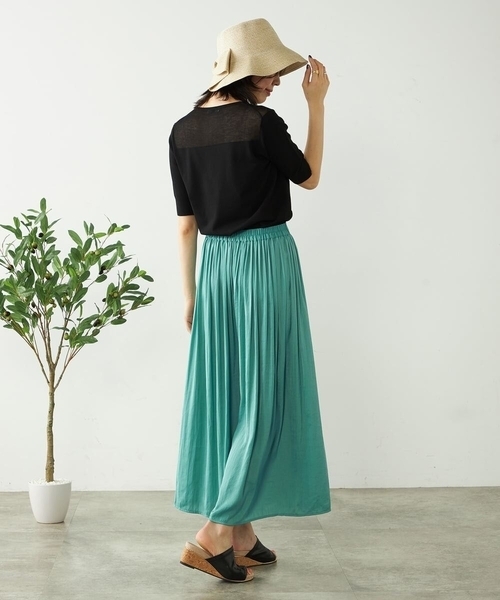 a.v.v（アーヴェヴェ）の「バックリボンハット（ハット・レディース・アイボリー/ブラック・38）」の8枚目の写真