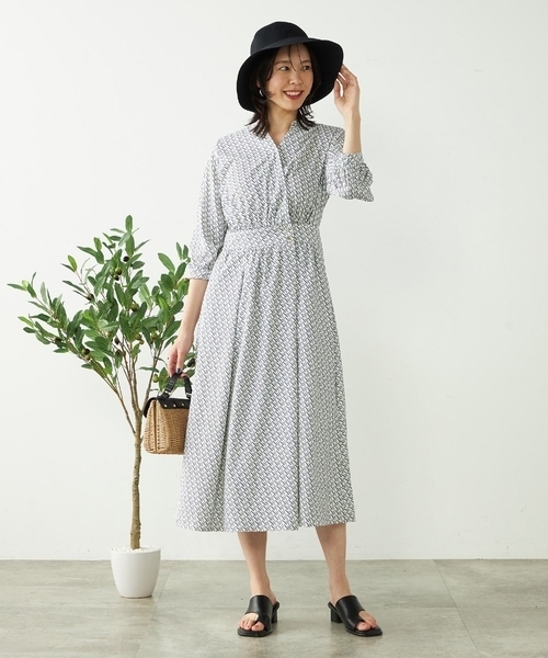 a.v.v（アーヴェヴェ）の「バックリボンハット（ハット・レディース・アイボリー/ブラック・38）」の4枚目の写真