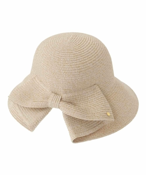 a.v.v（アーヴェヴェ）の「バックリボンハット（ハット・レディース・アイボリー/ブラック・38）」の15枚目の写真