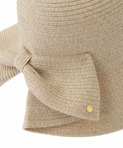 a.v.v（アーヴェヴェ）の「バックリボンハット（ハット・レディース・アイボリー/ブラック・38）」の14枚目の写真