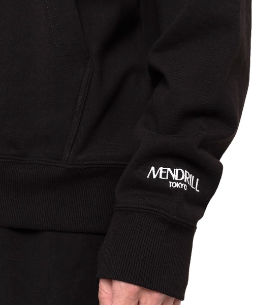 Mendrill(メンドリル)の「Mendrill French Terry Hoodie(パーカー・メンズ・ブラック/グレー・M/L/S)」の17枚目の写真