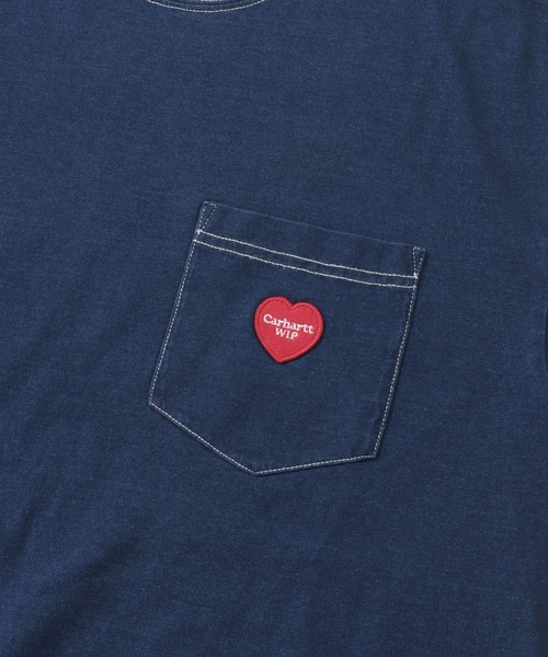 Tシャツ・カットソー CARHARTT S/S INGO POCKET T-SHIRT 5SA383 Carhartt WIP S/S Ingo Pocket T-Shirt, Dark Blue | Official