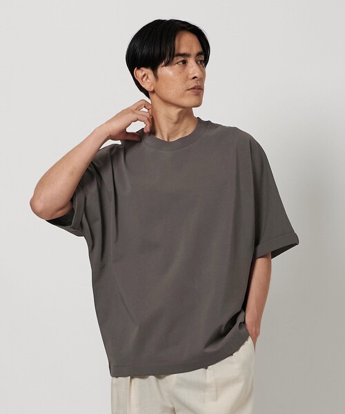 セール】ロールアップ ドルマン クルーネック Tシャツ（Tシャツ