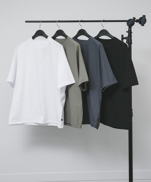 DAIWA PIER39（ダイワピア39）の「DAIWA PIER39　TECH LIGHTWEIGHT S/S TEE（Tシャツ/カットソー・メンズ・ホワイト/ライトグレー/チャコールグレー/ブラック・SMALL/MEDIUM/LARGE/X-LARGE）」の2枚目の写真