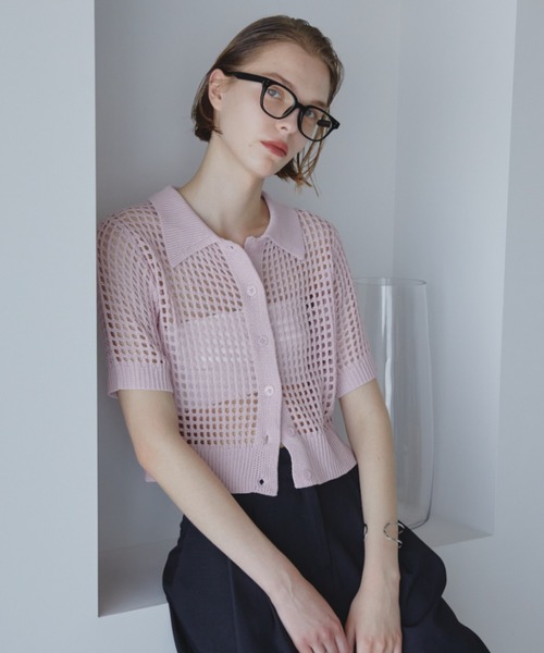 Aunt Marie's（アントマリーズ）の「太縁クリアレンズメガネ（メガネ・レディース・ブラック・FREE）」の9枚目の写真