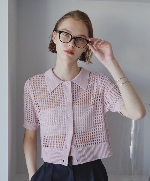 Aunt Marie's（アントマリーズ）の「太縁クリアレンズメガネ（メガネ・レディース・ブラック・FREE）」の8枚目の写真