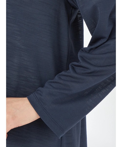 McGREGOR（マックレガー）の「【UVカット】リネン調ロングカーディガン（カーディガン/ボレロ・レディース・サンドグレー/ピンク/ネイビー・M/L）」の9枚目の写真