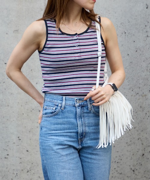 PLEATS PLEASE カラフル タンクトップ カラフル マルチカラー カラフルタンクトップ | レディースファッション通販 - DHOLIC