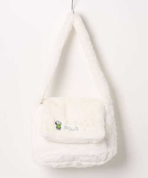 PEANUTS(ピーナッツ)の「【FILA】PEANUTS フェイクファーショルダーバック/ピーナッツ/コラボ(ショルダーバッグ・レディース・ブラウン/オフホワイト/ブルー・FREE)」の11枚目の写真