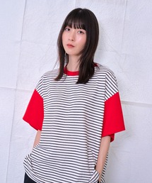 Nora Lily | 【Nora Lily】Combination Pullover(UNISEX)(Tシャツ/カットソー)