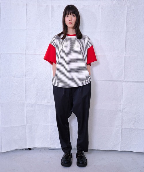 Nora Lily（ノラリリー）の「【Nora Lily】Combination Pullover(UNISEX)（Tシャツ/カットソー・メンズ・ホワイト系その他/ブラック系その他/グレー系その他・FREE）」の6枚目の写真