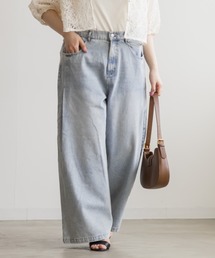 CLETTE（クレット）の「サイドタックデニムワイドパンツ（その他パンツ）」