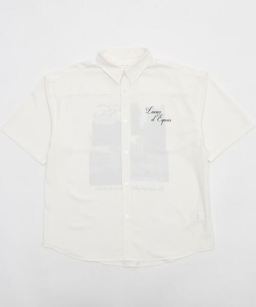 BROWNY(ブラウニー)の「BROWNY/アムンゼンフォトプリントBIGシャツ(シャツ/ブラウス・メンズ・ブラック/ホワイト・MEDIUM/LARGE)」の3枚目の写真