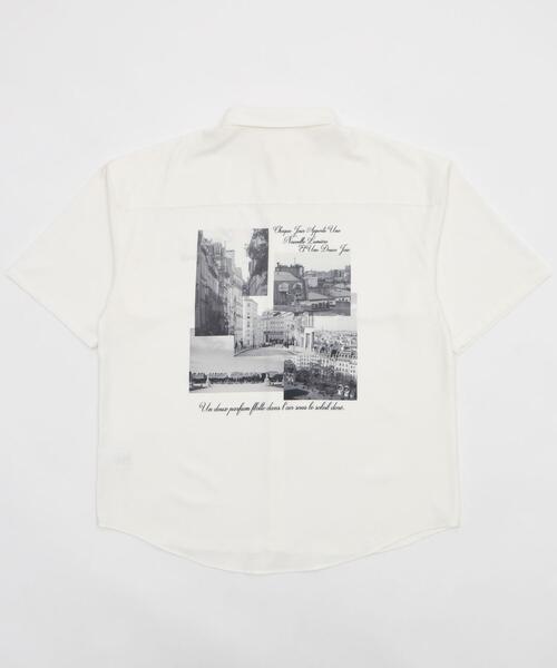 BROWNY(ブラウニー)の「BROWNY/アムンゼンフォトプリントBIGシャツ(シャツ/ブラウス・メンズ・ブラック/ホワイト・MEDIUM/LARGE)」の5枚目の写真
