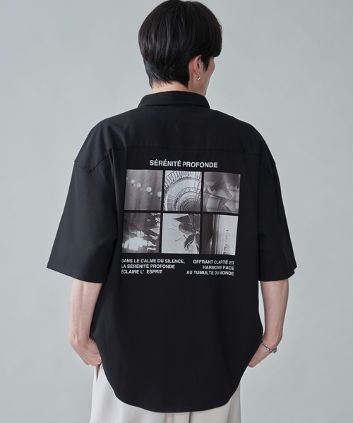 BROWNY(ブラウニー)の「BROWNY/アムンゼンフォトプリントBIGシャツ(シャツ/ブラウス・メンズ・ブラック/ホワイト・MEDIUM/LARGE)」の15枚目の写真