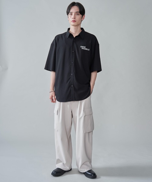 BROWNY(ブラウニー)の「BROWNY/アムンゼンフォトプリントBIGシャツ(シャツ/ブラウス・メンズ・ブラック/ホワイト・MEDIUM/LARGE)」の19枚目の写真