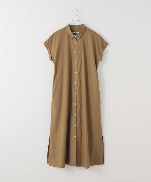 手洗い可能】夏にさらっと着れる。フレンチスリーブワンピース