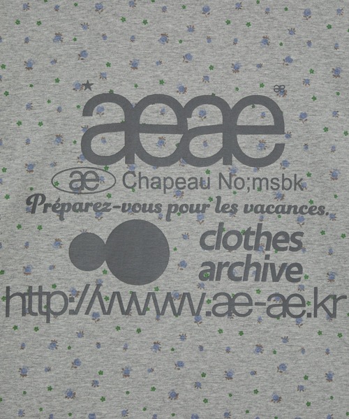 aeae(エーイーエーイー)の「WEB LOGO T-SHIRTS(Tシャツ/カットソー・レディース・クリーム/チャコールグレー・SMALL/MEDIUM)」の16枚目の写真