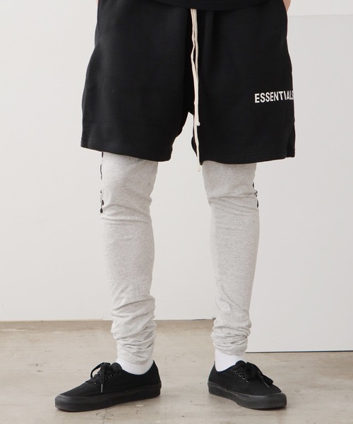 FOG ESSENTIALS(エフオージーエッセンシャルズ)の「FOG ESSENTIALS/エッセンシャルズ COMPRESSION LOGO LEGGINGS レギンス 夏物 夏服(レギンス/スパッツ・レディース・ブラック/ヘザーグレー/クリーム・XXL/XL)」の11枚目の写真