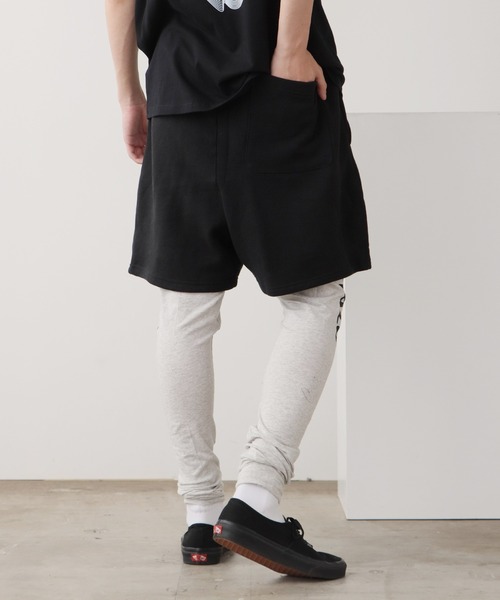 FOG ESSENTIALS(エフオージーエッセンシャルズ)の「FOG ESSENTIALS/エッセンシャルズ COMPRESSION LOGO LEGGINGS レギンス 夏物 夏服(レギンス/スパッツ・レディース・ブラック/ヘザーグレー/クリーム・XXL/XL)」の13枚目の写真