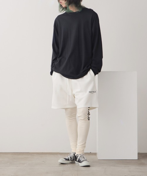 FOG ESSENTIALS(エフオージーエッセンシャルズ)の「FOG ESSENTIALS/エッセンシャルズ COMPRESSION LOGO LEGGINGS レギンス 夏物 夏服(レギンス/スパッツ・レディース・ブラック/ヘザーグレー/クリーム・XXL/XL)」の21枚目の写真