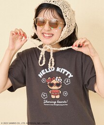 【❤️メルヘン88❤️】リボン刺繍 グレー Tシャツ サイズ3 fiere tシャツ リボンガーリーロンT/長袖Tシャツ レディース