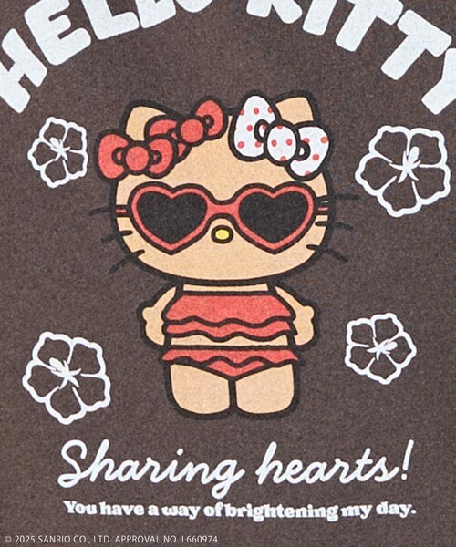 SANRIO/サンリオ SANRIO 'HELLO KITTY' SUMMER ビーチTシャツ